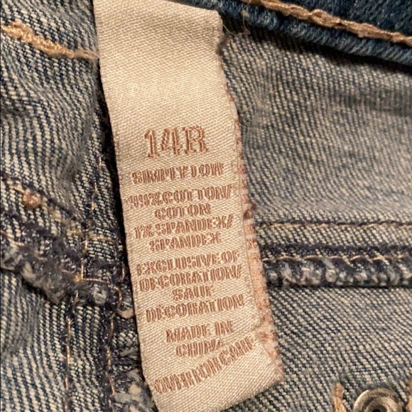 Justice Jeans  shorts 14R - Picture 6 of 9